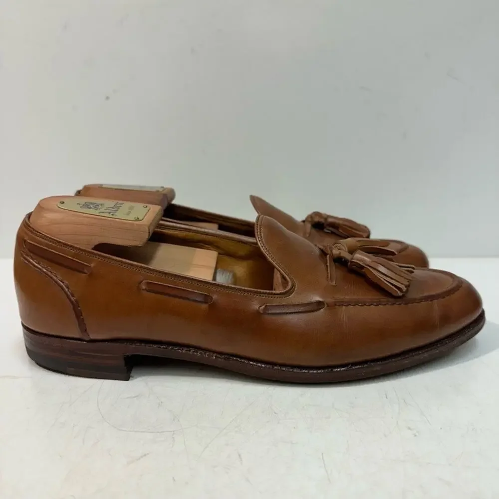NEW HEELS Crockett & Jones x Ralph Lauren Tassel Loafer Bench Made England 8.5 D